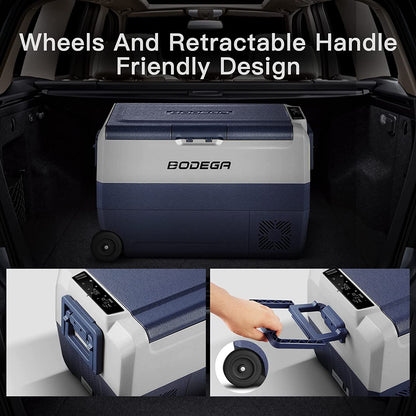BODEGAcooler Portable Freezer 53qt/50L with Flexible Dual Zone T50