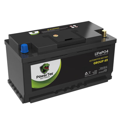 2023 BMW 330I L4 2.0LReplacement Car Battery BCI Group 49 Lithium LiFePO4 Automotive Powertex Battery