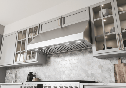 ZEPHYR Tempest II, 18in Wall, 36in, SS, LED, ACT in Stainless Steel - AK7536CS