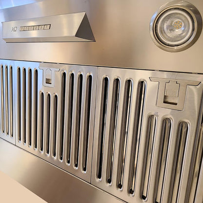XO APPLIANCE XOIL4822KSE 48" 1000 CFM liner insert hood 22in D in Stainless Steel - XOIL4822KSE